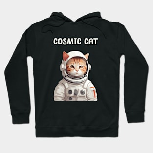 Astronaut cat in space Hoodie